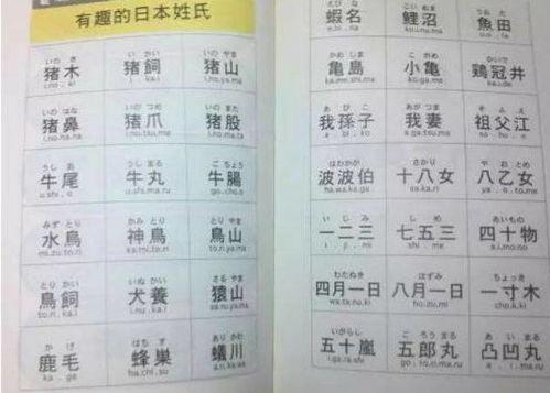 日本姓氏生日,揭秘日本姓氏与生日背后的神秘联系